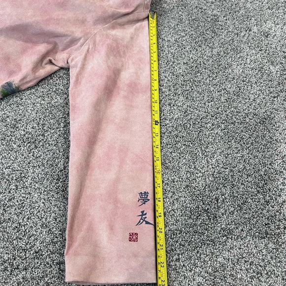 Chico’s Suede Leather Jacket Anniversary Edition Rose Ocho Rios Size 1 US 8 Med - Picture 14 of 14